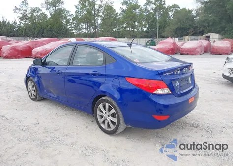 2013 Hyundai Accent Gls z USA, uszkodzony, nr VIN KMHCU4AE1DU453668